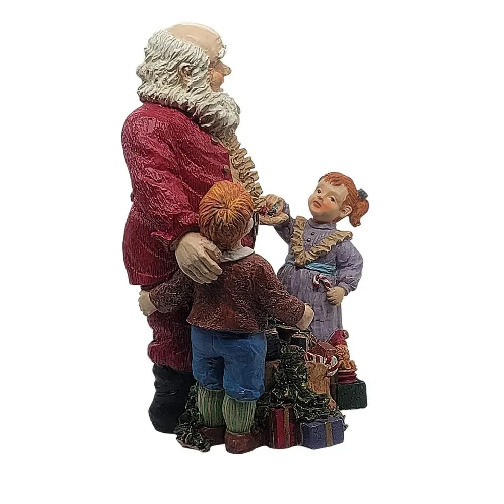 Vtg 1987 Mckenna Santa Christmas Figurine Children Memories Of Childhood 8.5